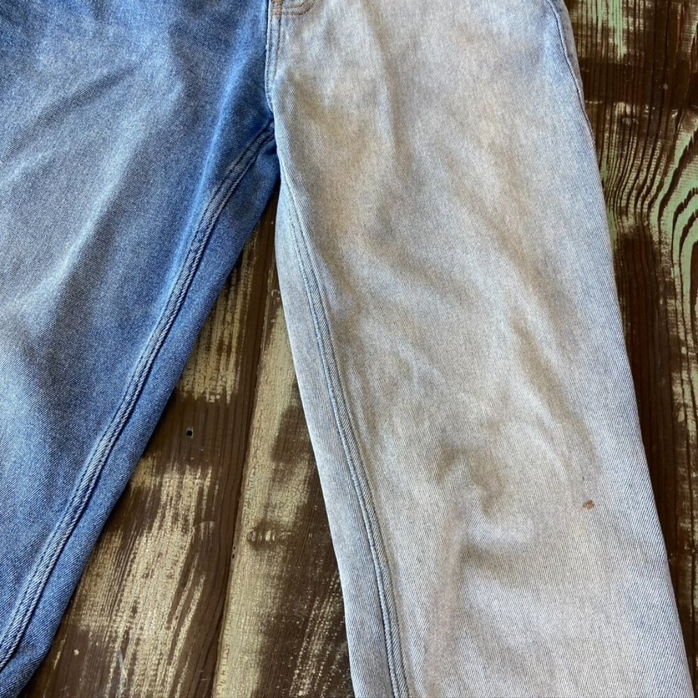 90's Y2K Distressed Hollister Vintage Stretch Acid wash Jeans Sz 5R - Picture 8 of 8